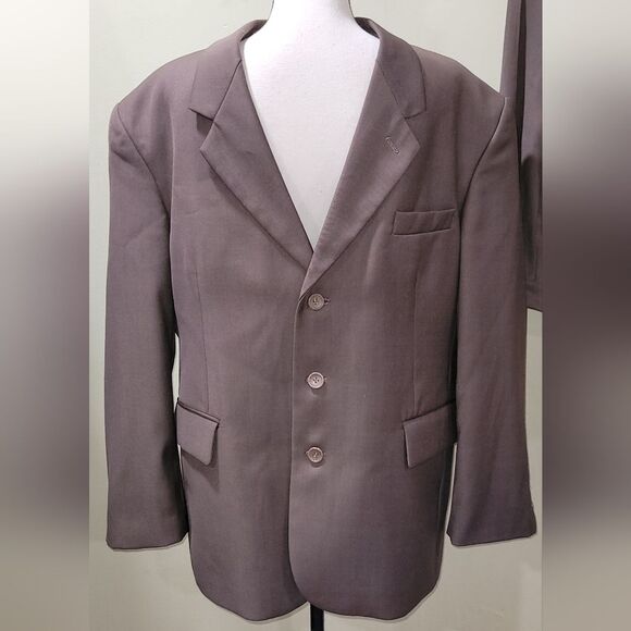 Vitaliano super 150s cloth 42S / 36W mens 2 piece matching suit jacket and pants - Picture 2 of 10